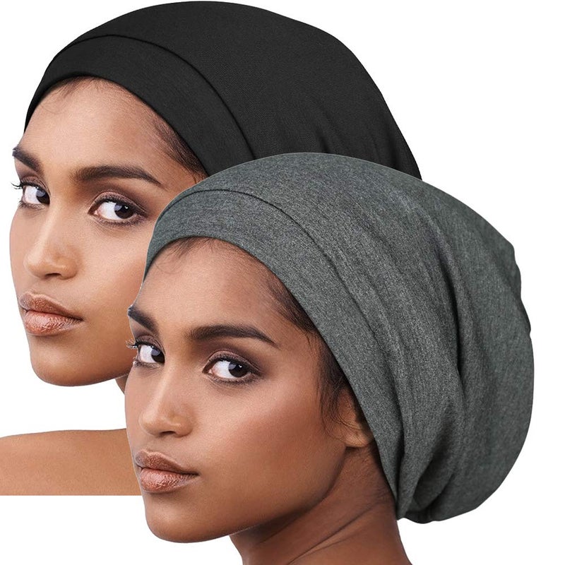 Alnorm Satin Cap for Curly Hair Sleeping Headwear for Women Long Hair - Image 1